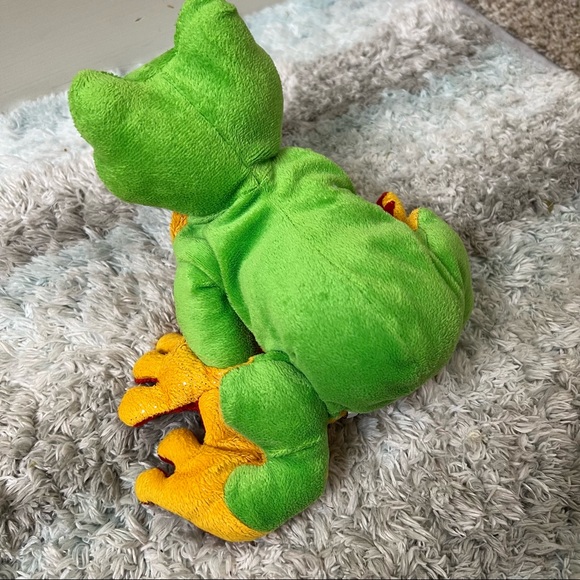 Webkinz tree frog no code ganz stuffed animal plush green y2k rain forest toy - Picture 2 of 3